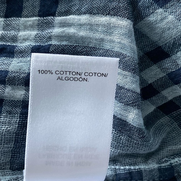 Lucky Brand Plaid Guaze Shirt - Size Small - NWOT - Picture 7 of 11